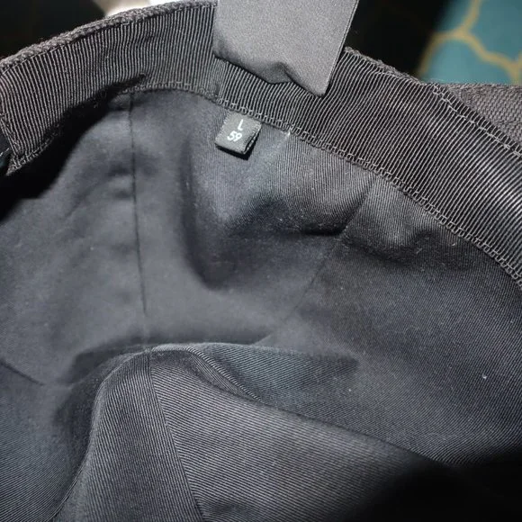 SOLD -- Gucci Sherry Web Black Monogram GG Baseball Cap Hat - Picture 9 of 10